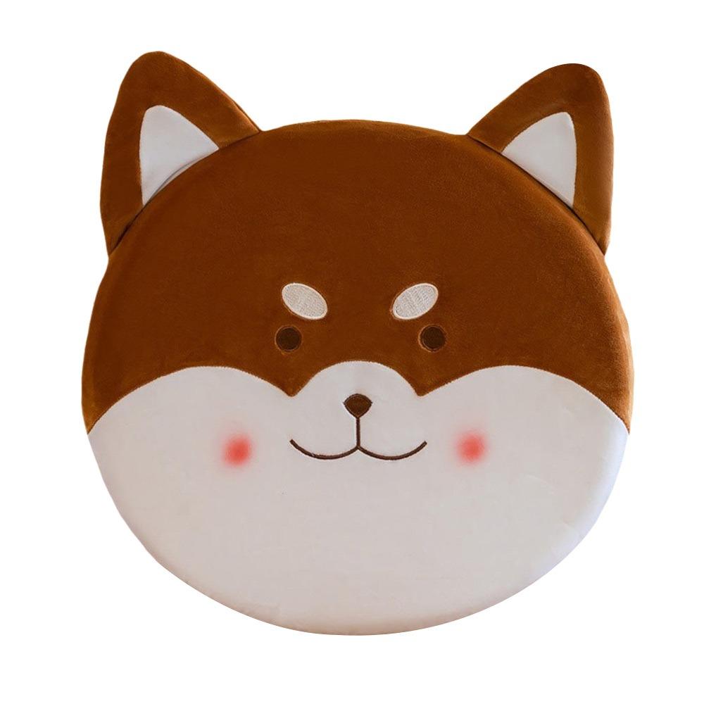 Cartoon Animal Dog Cat Chair Cushion Thick Sofa Pillow Plush Toy  For Office Student Dormitory Car