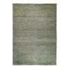 Handmade Living Room Rug In Jute Cotton Chenille Rusty Green 120x170