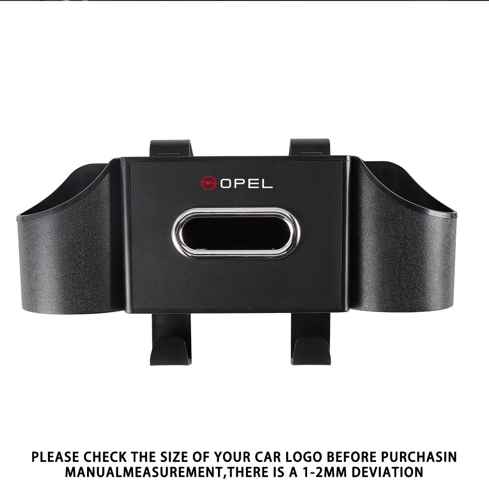 AAAYT1 Car Multi-function Seat Storage Box Water Cup Mobile Phone Holder Accessories For Opel Astra Insignia Mokka Zafira Car Valve Cap