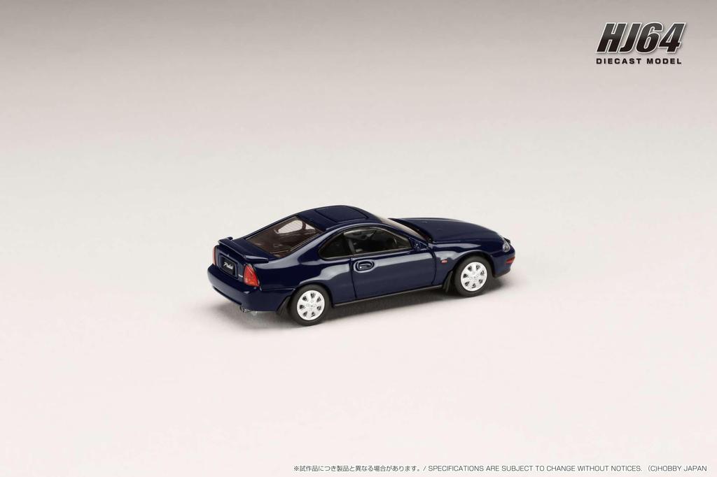 HJ64 Honda Prelude Early Type Cobalt Blue Pearl Готовый продукт 1/64 2.2Si-VTEC (ВВ4)