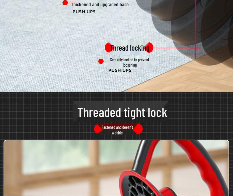 Экологичная регулируемая ручка для гири с прорезиненной рукояткой для гантелей и отжиманий