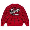 Supreme x Vanson Leathers Spider-Man Sweater Red