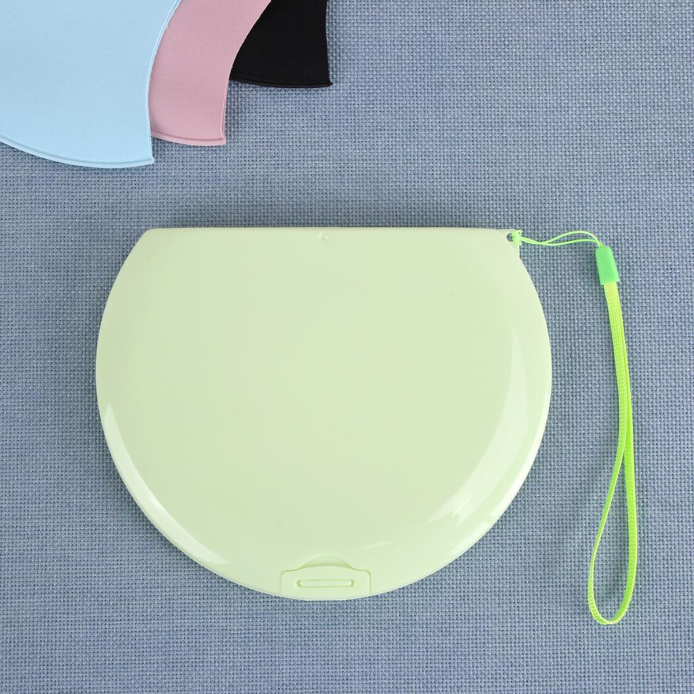 Полукруглый Портативный Чехол для Закрытия Лица, Маска для Рта, Чехол-Контейнер для Хранения, Сумка для Хранения Масок для Лица