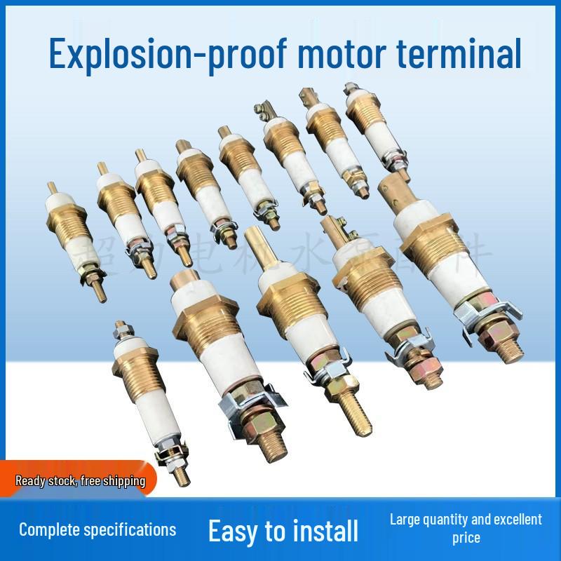 YB-YB2 Explosion-Proof Motor Terminal Box with Resin Insulation Sealing and Screws.