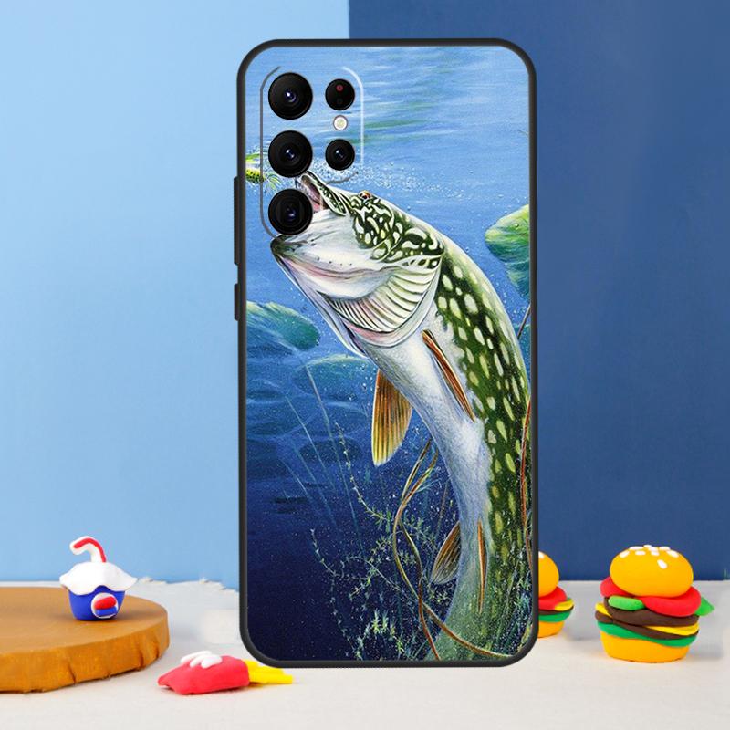 Чехол для телефона 'Рыбалка на форель' для Samsung Galaxy S25 Ultra S9 S10 S20 S21 S22 Plus S23 FE S24 Ultra Обложка Coque