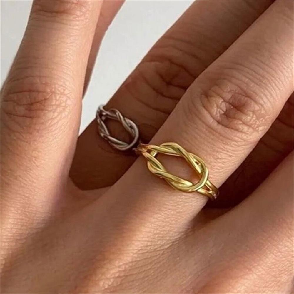 Custom Stainless Steel PVD Women Square Snake Necklace Chain Love 14k Gold Knot Bracelets for Men