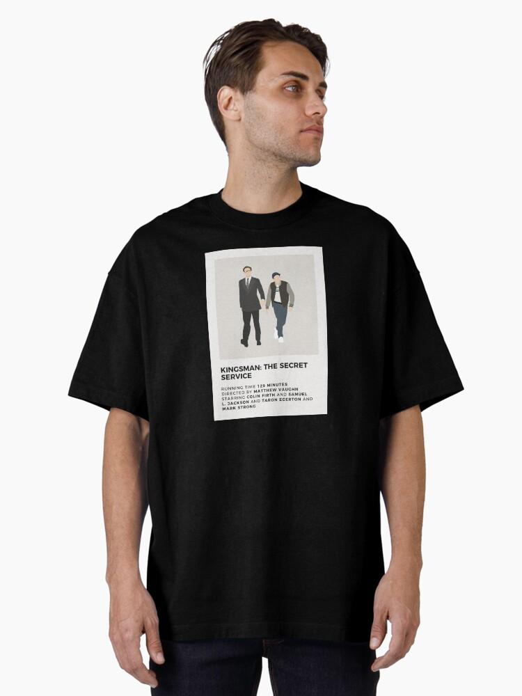 Kingsman Kingsman Minimalist Poster Oversized T-Shirt
