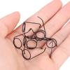 5PCS Doll Accessories Alloy Cute Black Round Frame Lensless Doll Glasses