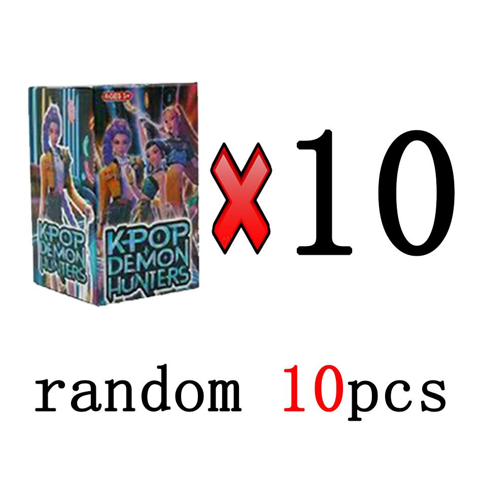 Anime Kpop Demon Hunters blind box Action Figure Toys Derpys Tiger Ranimeumi Mira Zoey Sussy Figurine Doll For Fans Gift