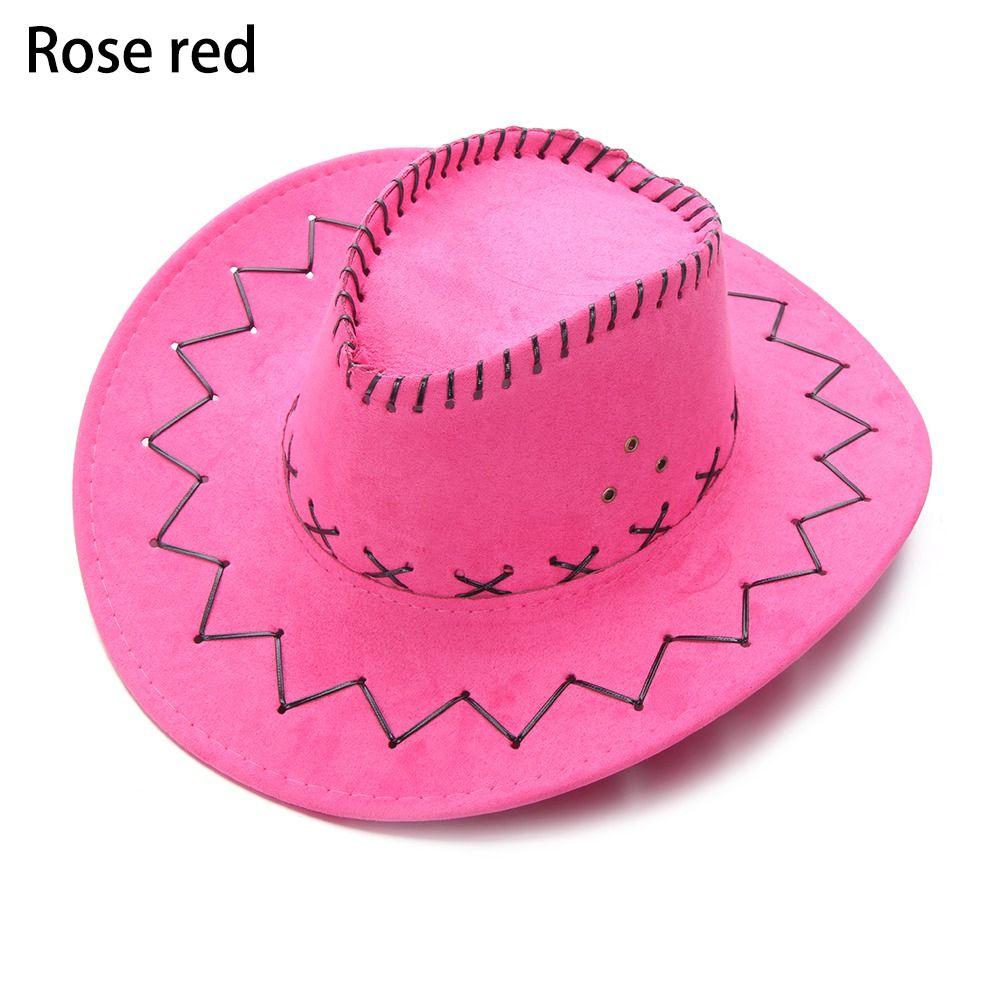 Модная западная ковбойская шляпа из замши, унисекс, с широкими полями, джазовая шляпа, фетровая шляпа федора, панама, аксессуары для маскарадного костюма