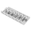 Bass Bridge Zinc Alloy Fixed Type 6 String Electric Bass Bridge Replacement for Practice
