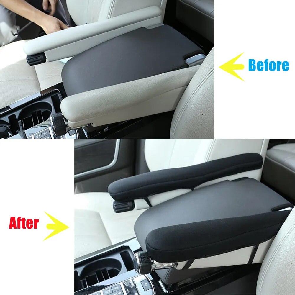 Black Car Seat Armrest Cover For Land Rover Discovery 5 2017-/ Range Rover Sport Vogue 2014- Auto Accessories