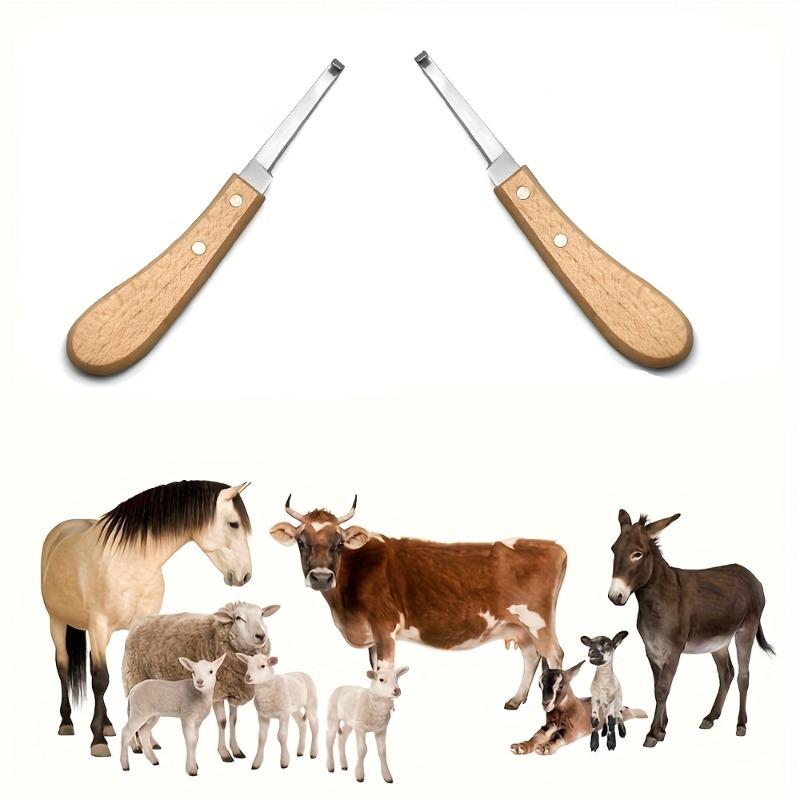 2Pcs left and right narrow blades horse hoof nail clipper 3