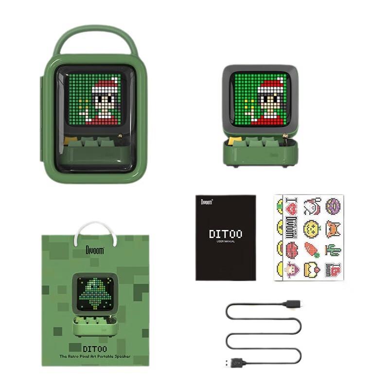 Divoom Ditoo-Mic Portable Pixel Art Bluetooth Karaoke Speaker