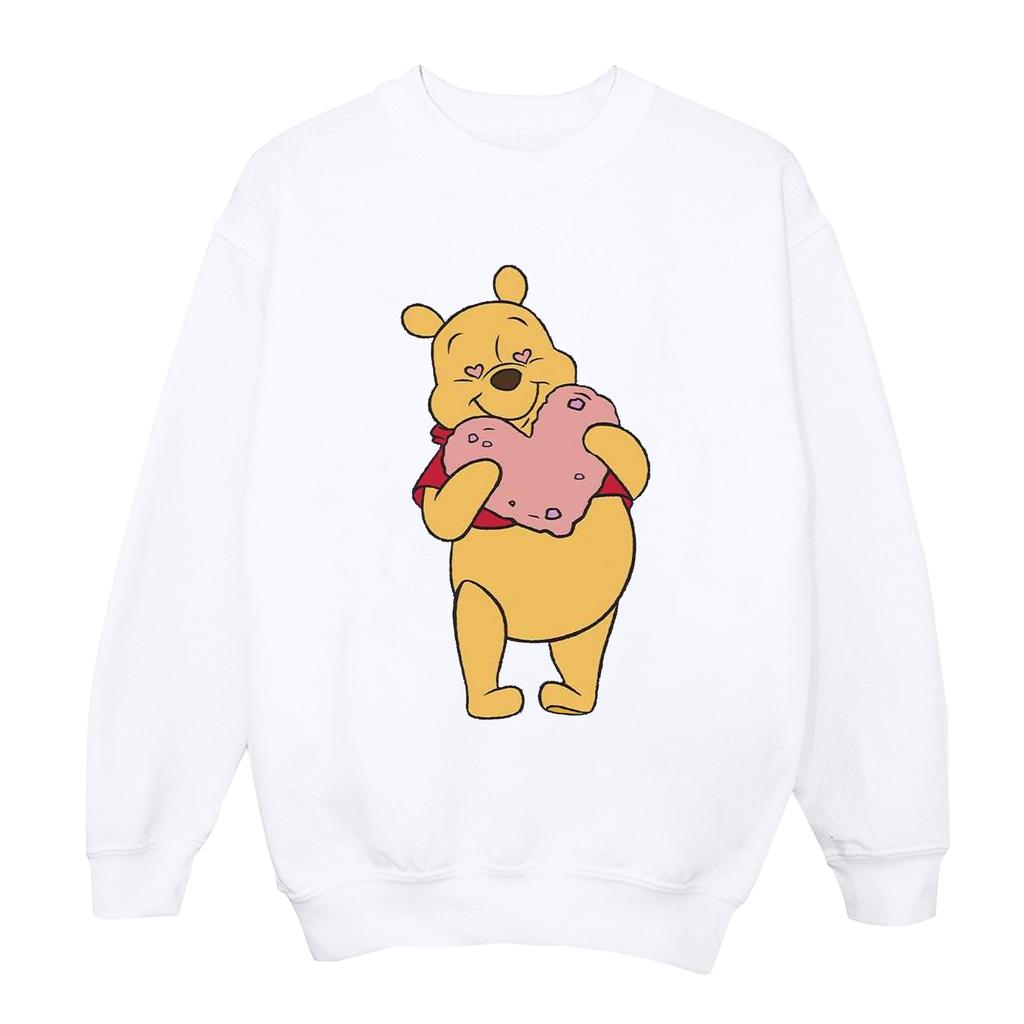 Disney Womens/Ladies Winnie The Pooh Heart Eyes Sweatshirt
