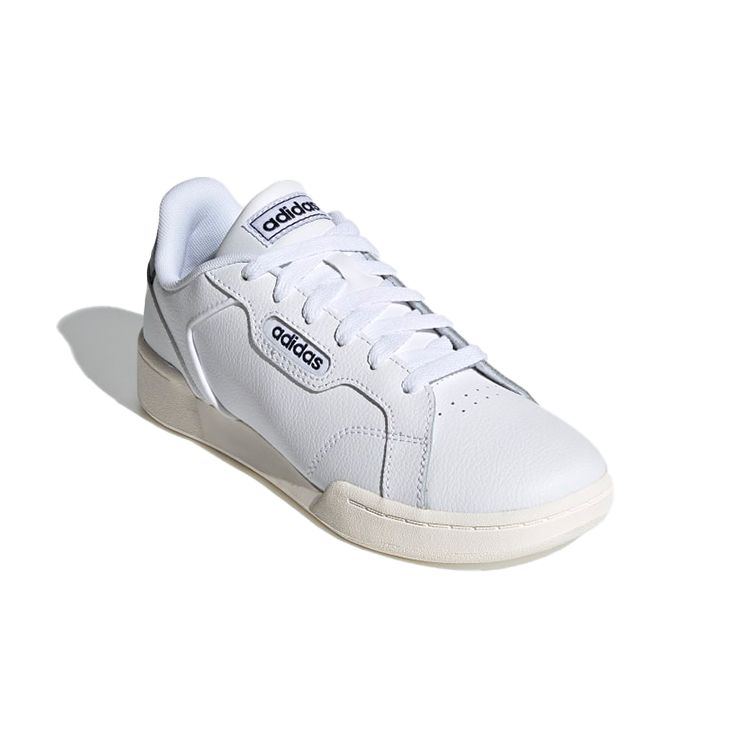 Adidas Neo Roguera J Нескользящие низкие детские кеды для скейтбординга Детские кеды для скейтбординга Белые Черные FY7181