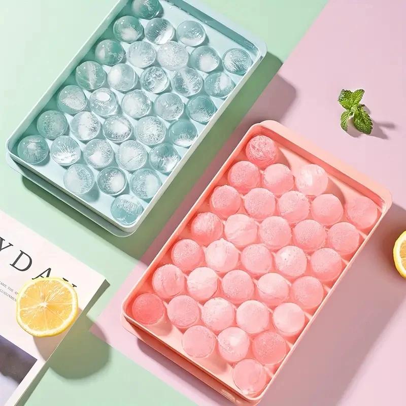33 Ячейки Хоккейный ПП Форма для Льда Замороженный Виски Шар Эскимо Кубик Льда Лоток Коробка Для Леденцов Подарки Кухонные Инструменты Аксессуары Форма