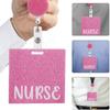 2 шт. Милые карточки-бейджики медсестры, горизонтальные держатели для ID-карт для медсестер, портативные аксессуары для держателя бейджа, подарок для медицинских работников