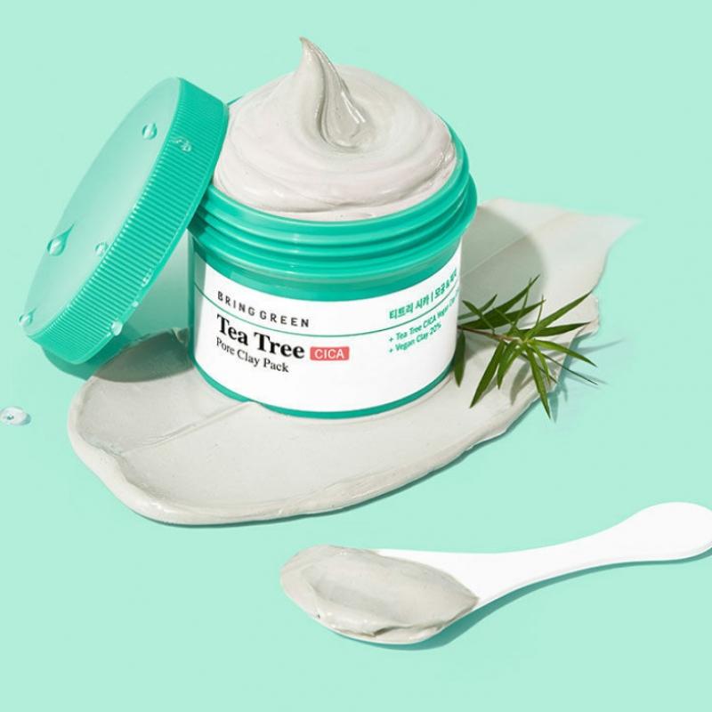 BRING GREEN Пакетик с глиной Tea Tree Cica Pore 120 г +120 г 