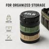 22LR Round Storage Box 50-Round Pocket Case With Screw Lid Durable Mini Organizer For Small Caliber Rounds