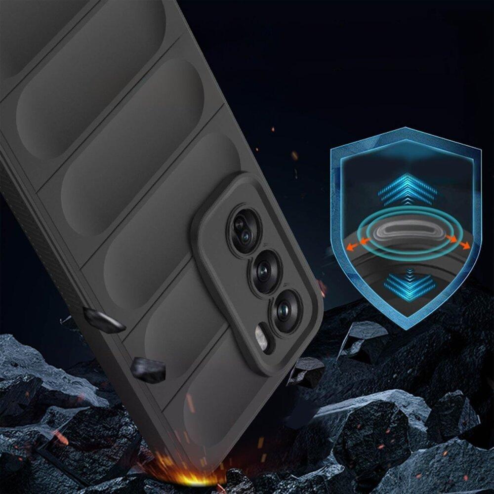 Oppo Reno 12 Pro Gaming Shockproof Case, Black
