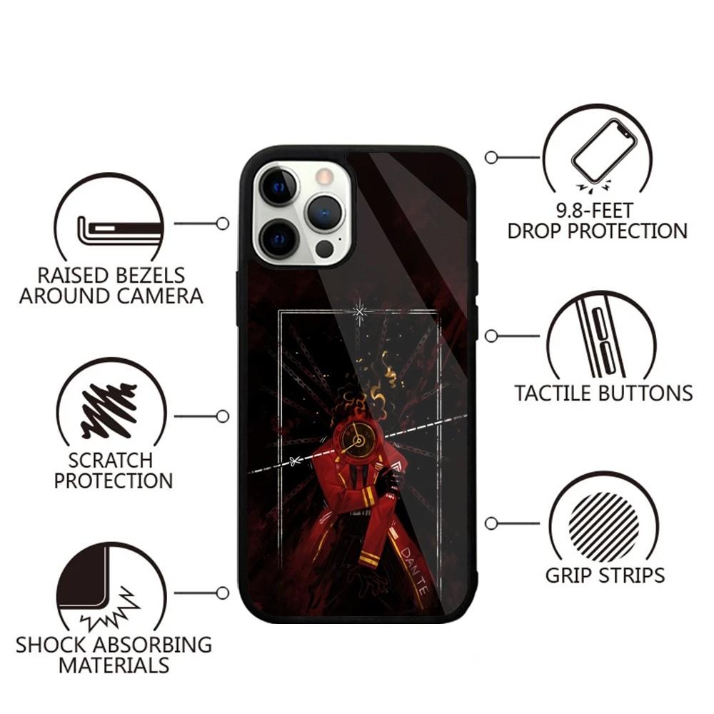 Чехол для телефона Game L-Limbus-Company для iPhone 16, 15, 14, 13, 12, 11, Plus, Pro, Max, Mini, с магнитной беспроводной зарядкой Magsafe