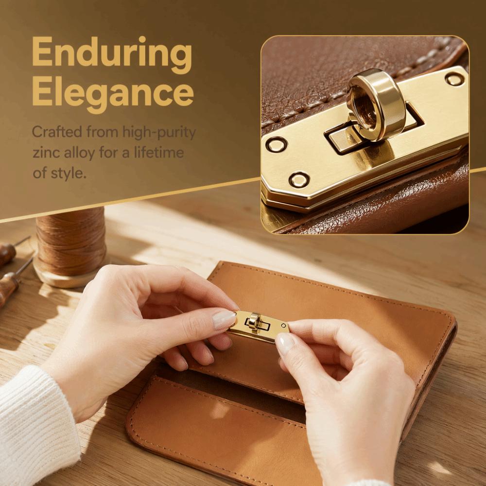 Zinc Alloy Turn Locks Swivel Design Clasp Buckle Portable Belt Buckle  Accessory Making