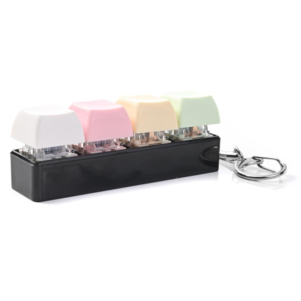 Key Cap Clicker Keycap Fidget Keychain Finger Button Keyboard Clicker Keychain Children