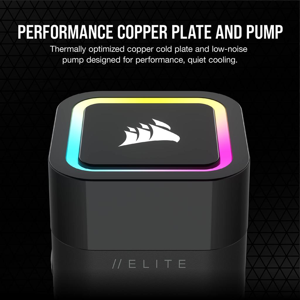 CORSAIR Corsair H100x RGB ELITE Жидкостный кулер для ЦП CW-9060065-WW2