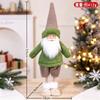 Christmas Decorative Plush Figurine Santa Snowman Reindeer Home Hotel Window Display Festive Seasonal Ornament