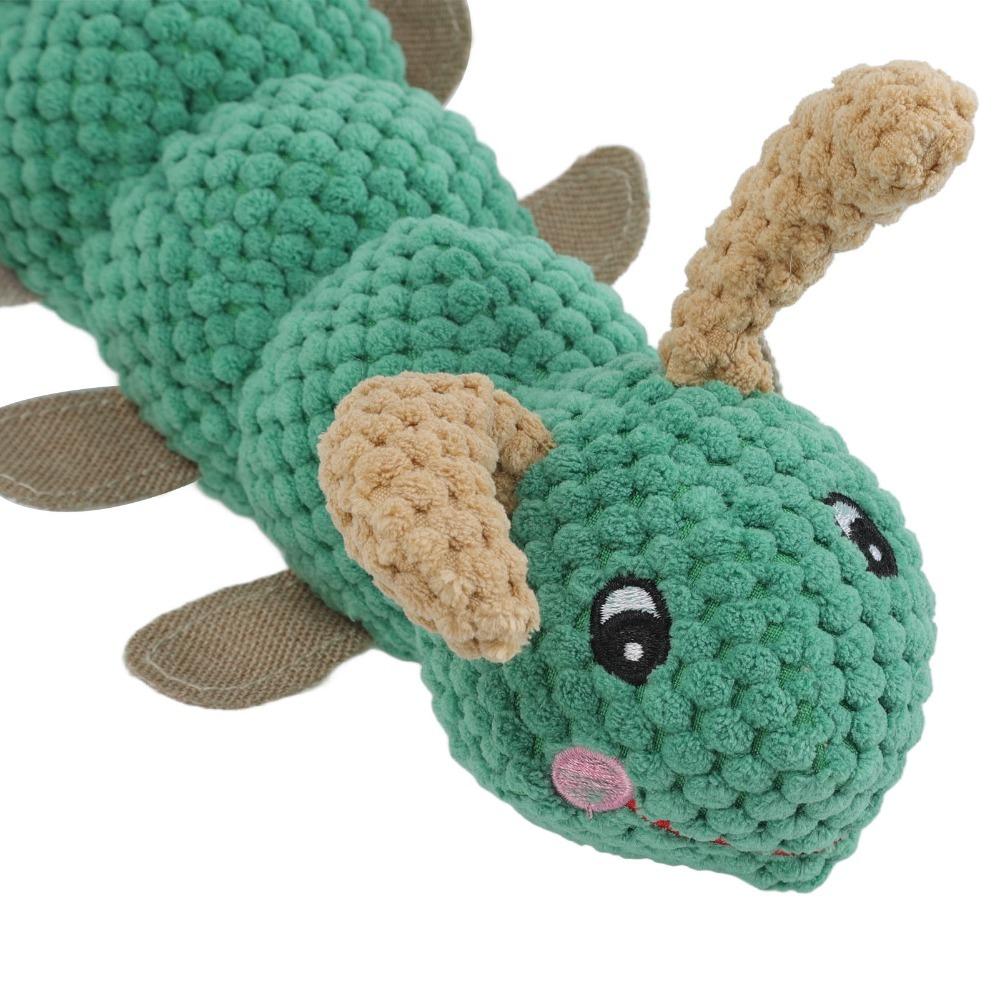 Cute Cartoon Pet Squeaky Toy Soft Plush Pet Companion Toy Dog Linen Toy Boredom Relief Teething