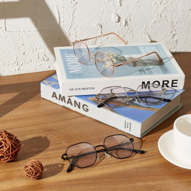 2 пары модных квадратных очков, идеально подходящих для мероприятий, вечеринок, отпусков, вождения и фотографирования.