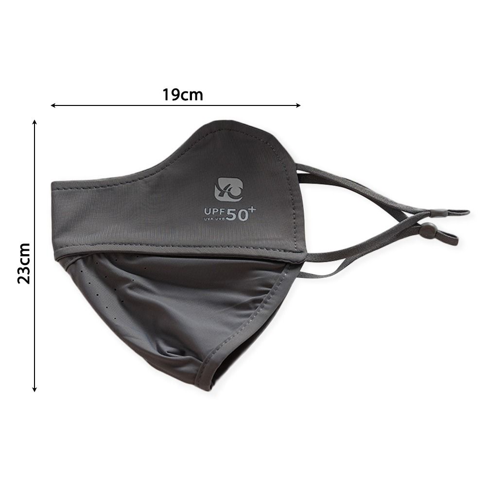 1 шт. Защитный экран для лица от солнца Ледяной шелк Летняя маска от солнца Прочная маска для лица