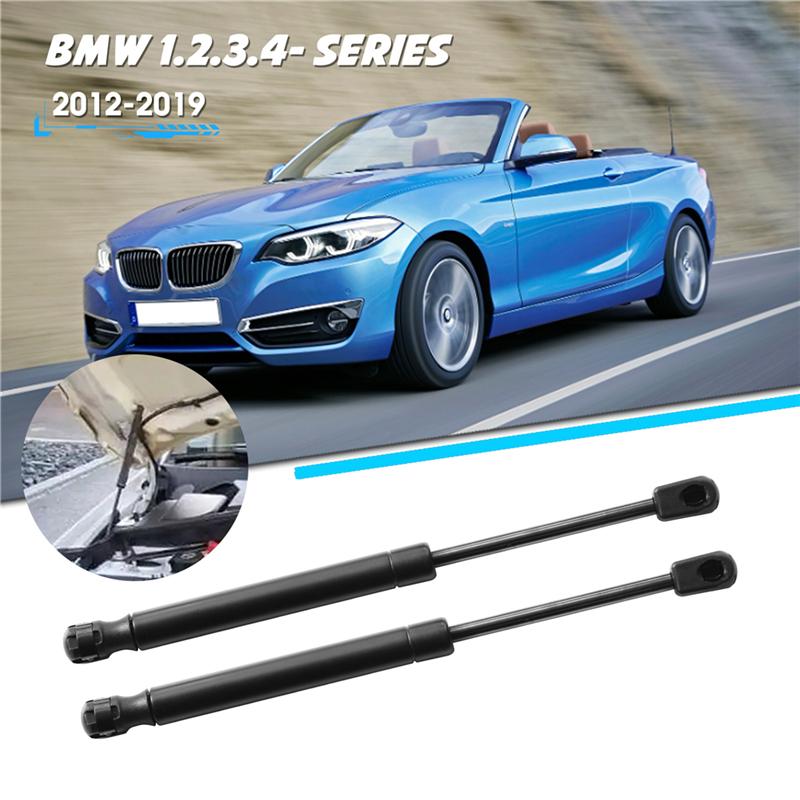 2Pcs Car Front Bonnet Hood Gas Strut Lift Support Damper Rods For BMW 1 2 3 4-Series 2012-2019 Auto Accessories OEM 336518