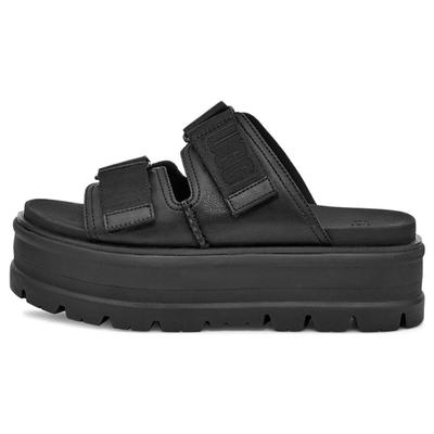 Сандалии женские из двухслойной кожи Clem, удобные, нежные, модные, черные 1119951-BLLE