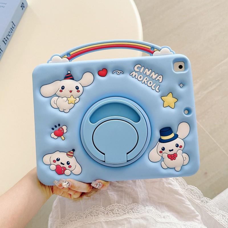 Cartoon Rainbow Cinnamoroll Silicone Case IPad Air Pro Tablet