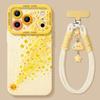Чехол для мобильного телефона со звездочками и ремешком, подходит для iphone17 Apple 16promax силиконовый 15 высококачественный нишевый 14 наборов