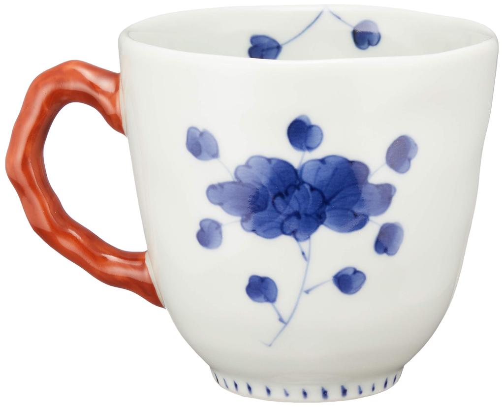 Arita Ware Mug Expected Peony (Red)