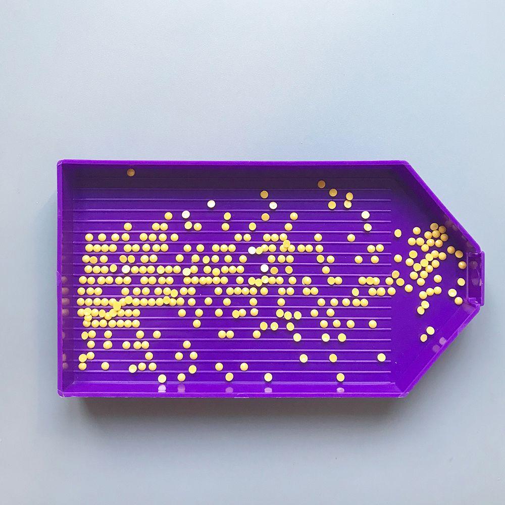 Аксессуары для вышивки, большая емкость, может открыть лоток для инструментов для алмазной живописи, пластина для дрели, пластиковая пластина