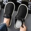 Men’s Sports Shoes Summer Backless Mules Casual Slippers Shoes Plus Size Sneakers for Students Sandals Over Sized 39-47