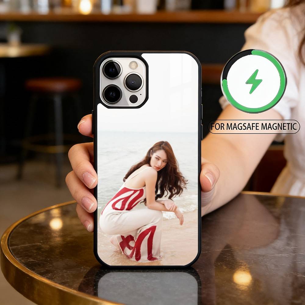 Actor B-Baifern P-Pimchanok Phone Case For iPhone17,16,15,14,13,12,11 Plus,Pro Max Magnetic For Magsafe Wireless Charging