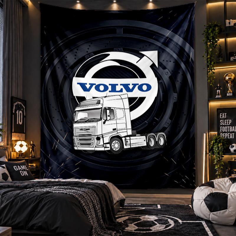 Настенный гобелен с принтом Volvo Trucks, тканевое панно для гостиной, спальни, домашнего декора
