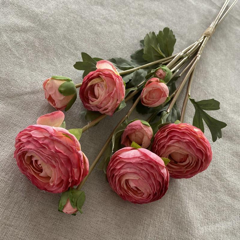 Реалистичный букет из шелковых лотосов для свадьбы, дома, офиса, цветочный подарок, украшение