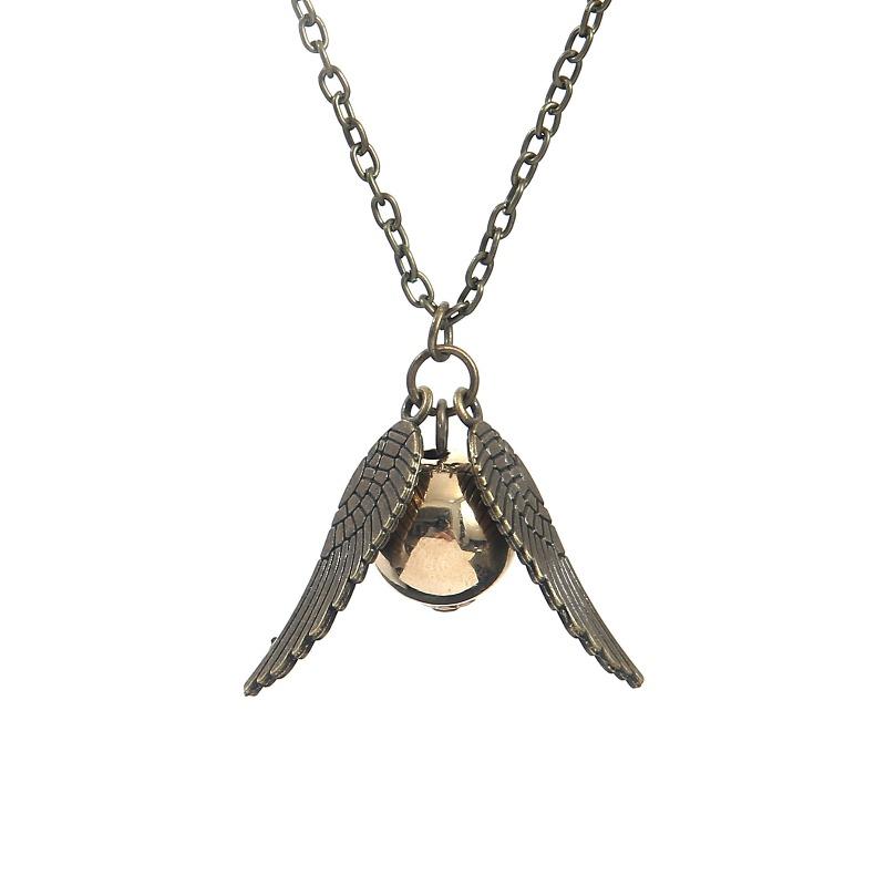 Deathly Hallows Snitch Gold Necklace Snitch Necklace