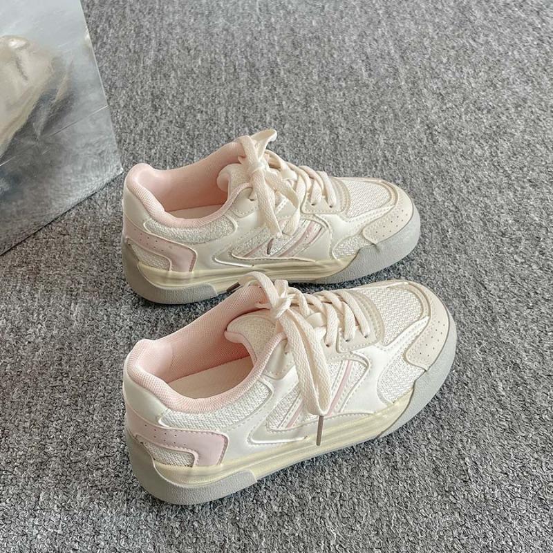 Кеды женские сетчатые дышащие повседневные женские модные новые весенне-летние универсальные на платформе белые туфли