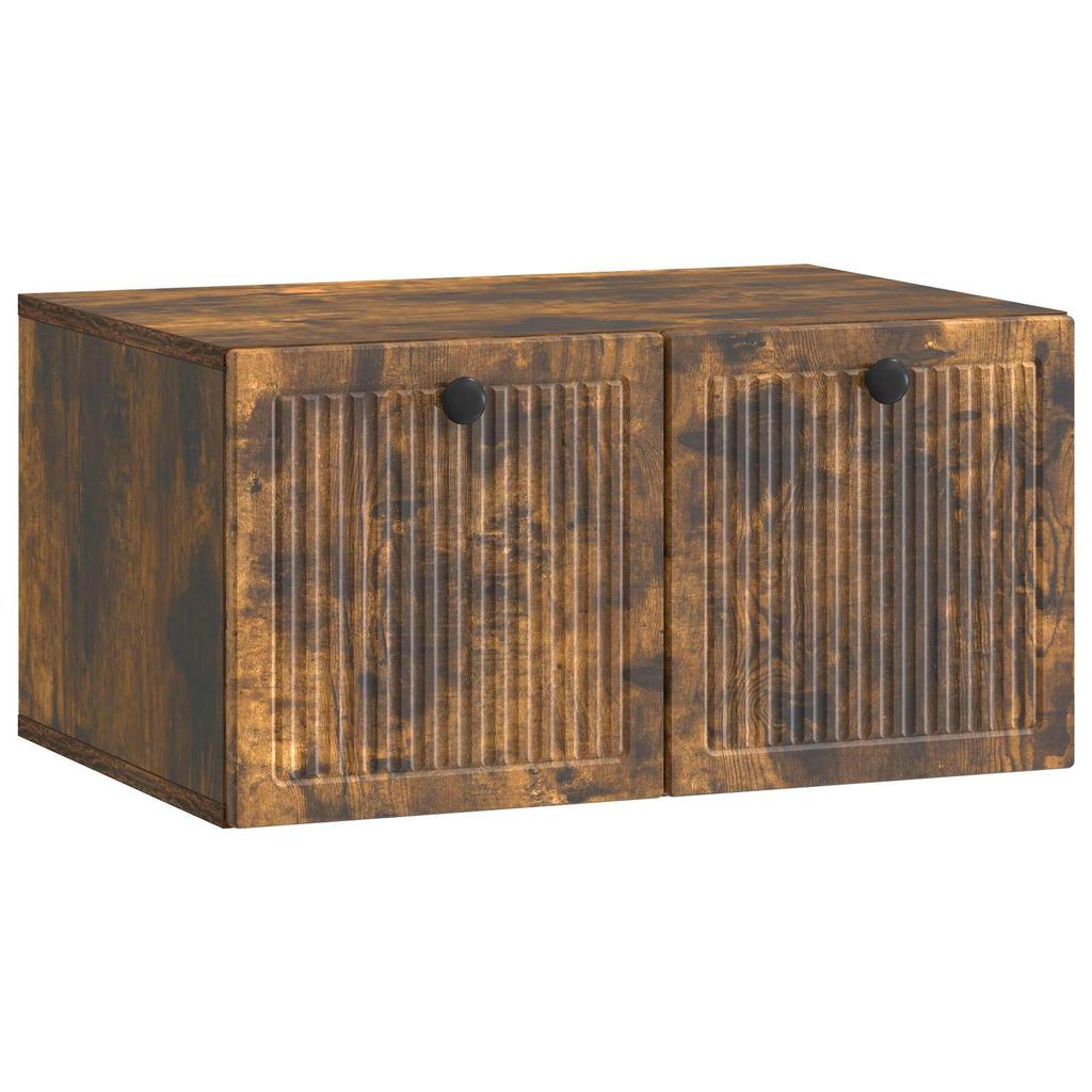 Wall Mounted TV Cabinet Smoked Oak 59.5 x 41 x 30 cm