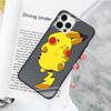 JP37 Pikachu Pokémon Black Soft Case for Xiaomi Poco X6 X4 M5 M6 F5 F6 C65 C55 C50 C51 C40 Pro Redmi 14C A3X 13C 12C 11T 10A 9C Note 7 6 8A Plus