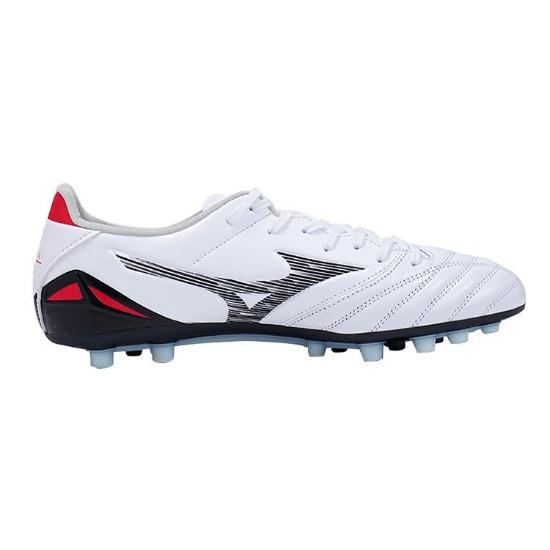 Mizuno Morelia Neo 4 Круглый носок AG (Резиновые короткие шипы) Нескользящие Прочные Футбольные Бутсы Мужские Футбольные Бутсы Белые P1GA233509