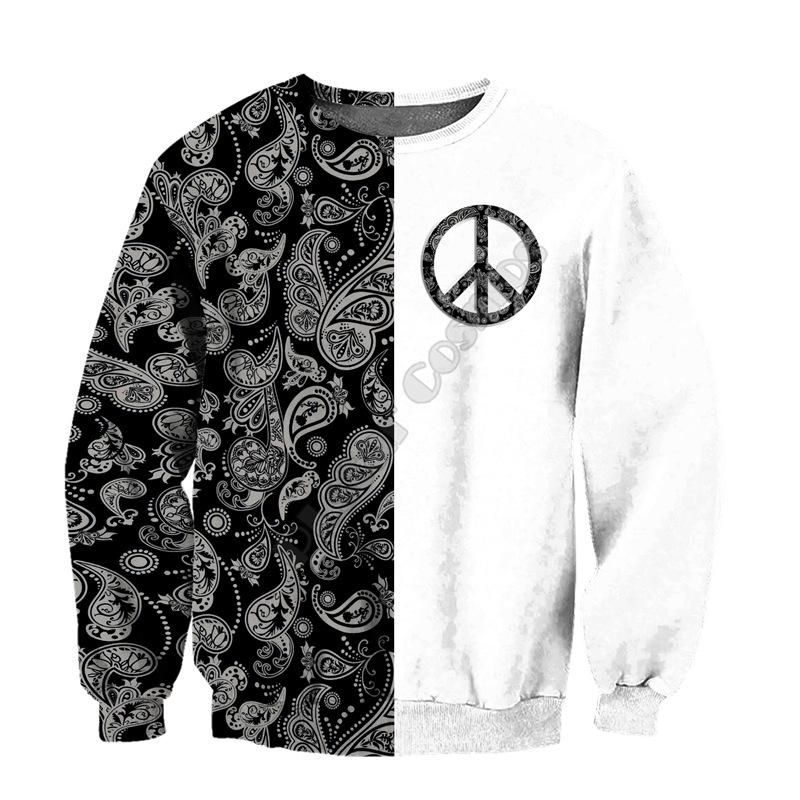 Весна Новая Мужская Толстовка Модная 3D Цифровая Свободная Повседневная С Круглым Вырезом Пуловер Топ