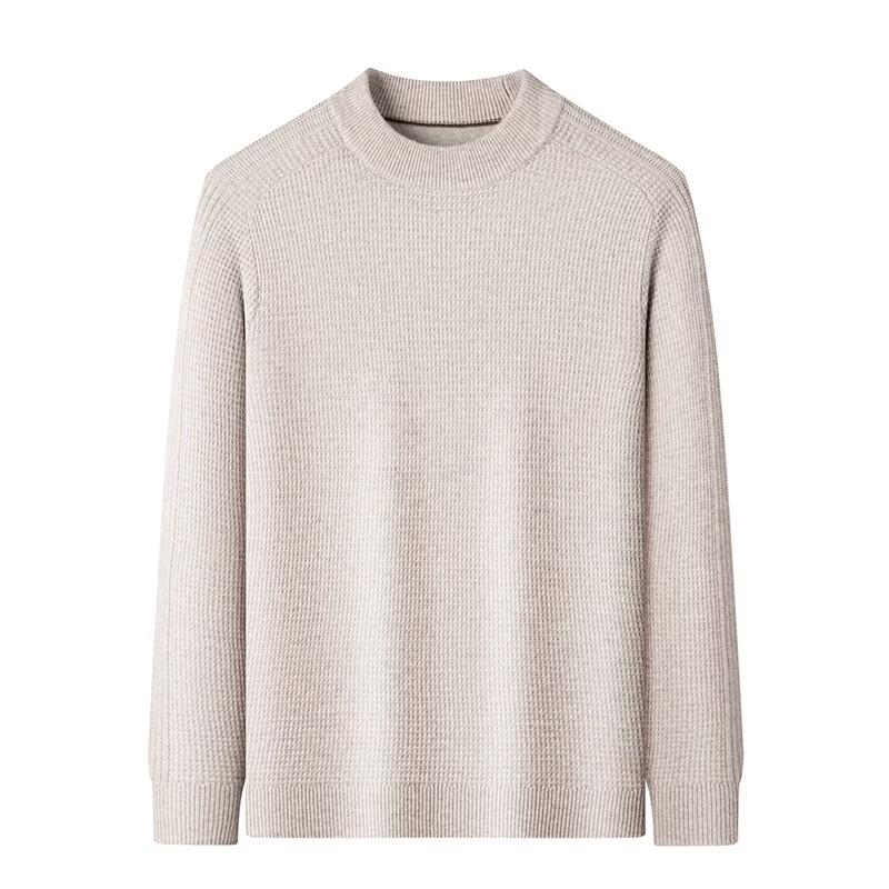 Pierre Cardin Antimicrobial Machine-Washable Crewneck Wool Sweater